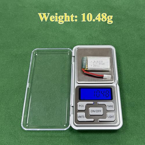 2Pcs 3.7V 400mAh Lipo Battery for RC Toy & Model (MX2.0) - size: 400mAh-MX2.0