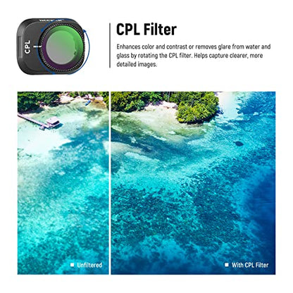 NEEWER ND Filter Set Compatible with DJI Mini 3 / Mini 3 Pro - size: Mini 3Pro, style: 6 Packs ND/CPL (Plastic)