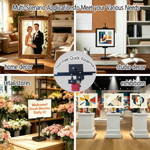 30''Adjustable Tabletop Easel Stand, Picture Frame & Sign Display Stand (30 inch)