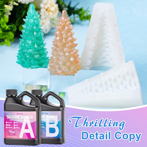 Silicone Mold Making Kit, 38.8oz 15A Elastic Liquid Silica Gel