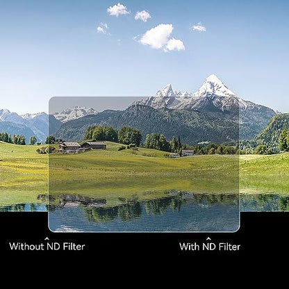 SmallRig 4 x 5.65 ND 1.8 (6 Stop) Filter, Square Neutral Density Filter, 4mm Thick Multi-Layer Coated B270 Optical Glass, 1.56% Light Transmittance for Matte Box Outdoor Filming – 4227