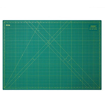 ZERRO Self Healing Cutting Mat 24" x 36", Double Sided & Non-Slip - size: 36"L x 24"W