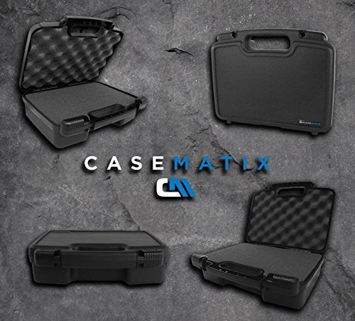 CASEMATIX Portable Projector Carrying Hard Case with Customizable Foam Fits Sony Pico Mobile Projector MPCL1 , MPCD1 , MP-CD1 , MP-CL1A , MPCL1A