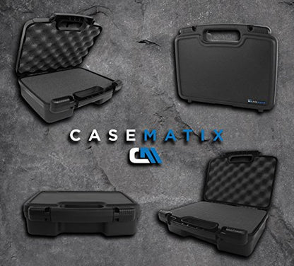 CASEMATIX Portable Projector Carrying Hard Case with Customizable Foam Fits Sony Pico Mobile Projector MPCL1 , MPCD1 , MP-CD1 , MP-CL1A , MPCL1A