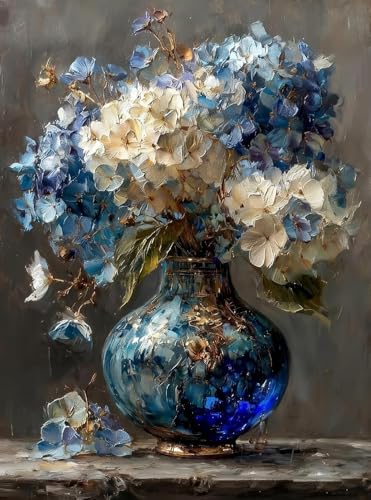 Hydrangea Diamond Art Kits for Adults Diamond Painting Kit for Beginner - color: DP03846