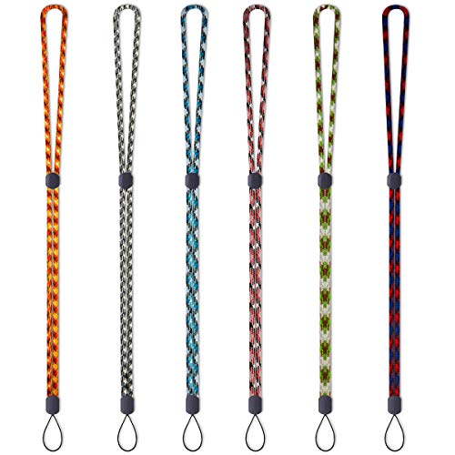 Foshine Lanyards,Adjustable Lanyard 6pcs Colors long Neck Lanyards Straps - color: 6 Colors