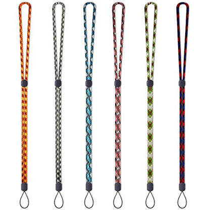 Foshine Lanyards,Adjustable Lanyard 6pcs Colors long Neck Lanyards Straps - color: 6 Colors