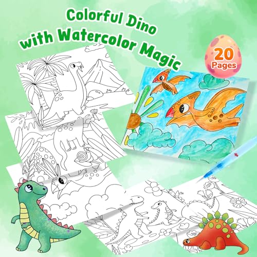 JoyCat Paint with Water Coloring Books for Toddlers (Dinosaurs) - style: Dinosaurs