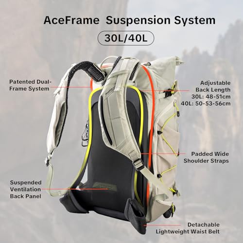 PGYTECH OnePro Ultralight Camera Backpack 40L with 16" Laptop Sleeve, Black - color: Space Black, size: 40L