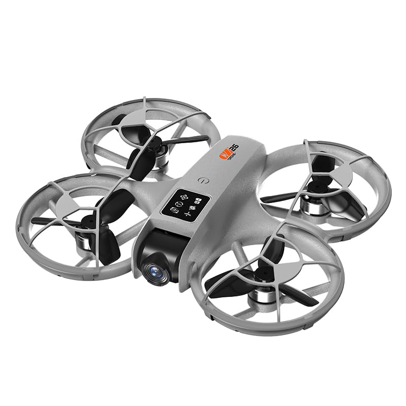 Drone with Camera for Adult Beginners, RC Drones with Screen on Controller, Brushless Motor, One Key Take Off/Landing, Optical Flow Positioning, Gesture Photo Video RC Quadcopter with Body Light 2 Batteries CZ26 FPV Drones Gifts for Adults Beginner-Friend