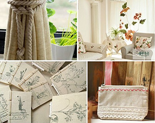 Linen Fabric by The Yard - 3 Yard 62 Inch Wide Bright White - color: Bright White, size: 3 YARDS