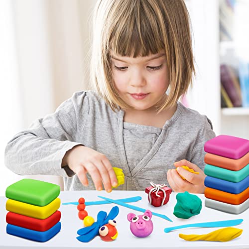 Air Dry Clay, 48 Colors Modeling Magic Clay for Kids - color: 48 Colors