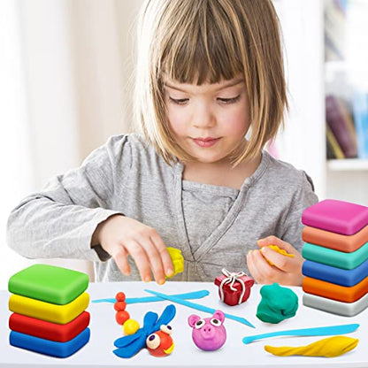 Air Dry Clay, 24 Colors Modeling Magic Clay for Kids - color: 24 Colors