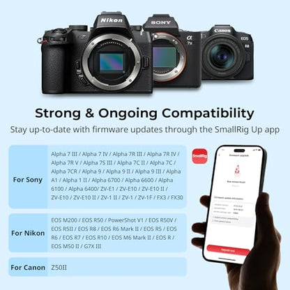 SMALLRIG Wireless Remote Control Shutter for Sony/for Canon/for Nikon -5207 - style: Camera Remote Control