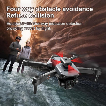 K6 Max FPV Foldable Drone 4K HD Camera, Optical Flow Hovering, 360° Roll, One-Key Start, 2 Batteries, 100m Range, for Adults and Teens 14+