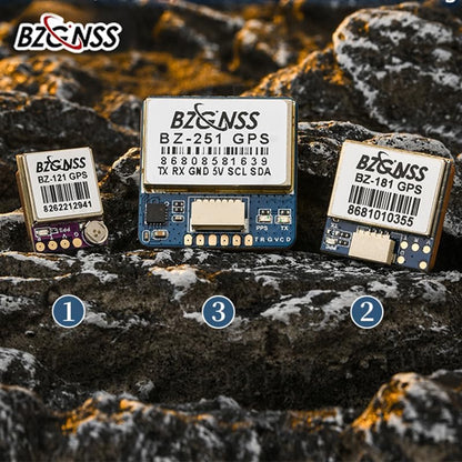 Generic BZGNSS BZ-121 BZ-181 BZ-251 Dual Protocol GPS Positioning Module Suitable FPV Out of Control Rescue Fixed-Wing Crossing Drones (Special Edition BZ-251)