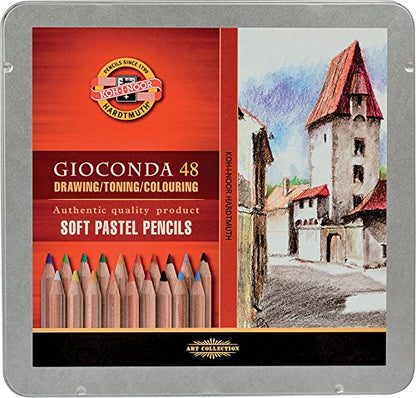 KOH-I-NOOR Artist's Soft Pastel Pencil Set (Set of 48)