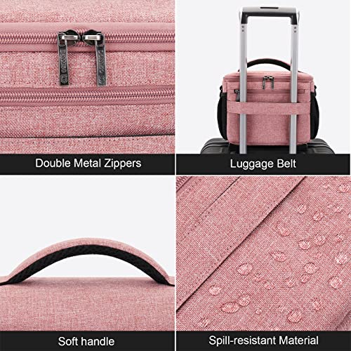 DOMISO Concept Camera Sling Bag,Everyday Small Shoulder Crossbody Bag - color: Pink