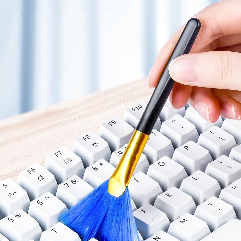 10PCS Mini ESD Anti Static Brush Set - Keyboard Brush Cleaner & Lens Pen for Optics, Electronics & Computer Cleaning, Red Dot Cleaner, Camera Lens Brush for Small Spaces - color: Kit 4