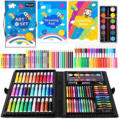 iBayam Art Supplies, 149-Pack Drawing Kit Painting Art Set Art Kits Gifts - color: Black