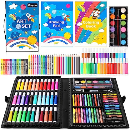 iBayam Art Supplies, 149-Pack Drawing Kit Painting Art Set Art Kits Gifts - color: Black