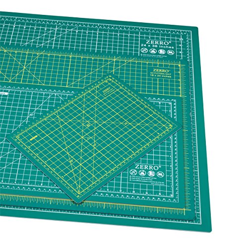 ZERRO Self Healing Cutting Mat 24" x 36", Double Sided & Non-Slip - size: 36"L x 24"W