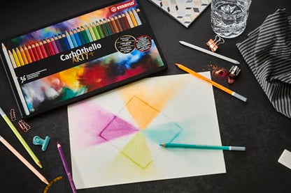 STABILO chalkpastel pencil CarbOthello - style: Tin Set - 60 colors