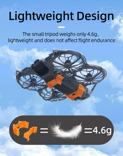 BTG Landing Gear Landing Legs Extensions for DJI NEO 2 Drone Height Extender Protector Protective Accessories (Grey) - color: Grey