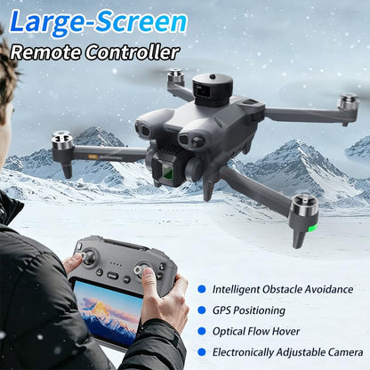 Airdrop Drone with HD Camera for Adults, Gesture Control, Obstacle Avoidance, One-Key Payload Drop Delivery Function, Fishing Drone with Screen on Controller, Foldable RC Quadcopter with Auto Return, Ideal for Outdoor Shooting Camping Fishing Gift Deliver