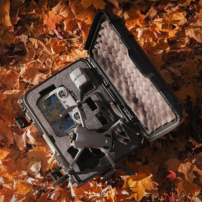 NANUK 915 DJI™ Mini 5 Pro Fly More Combo Plus - Waterproof Hard Case with Drone Foam Insert, Crushproof, Portable Travel Case, Made in Canada - Black (15.8" x 12.1" x 6.8") - color: Black