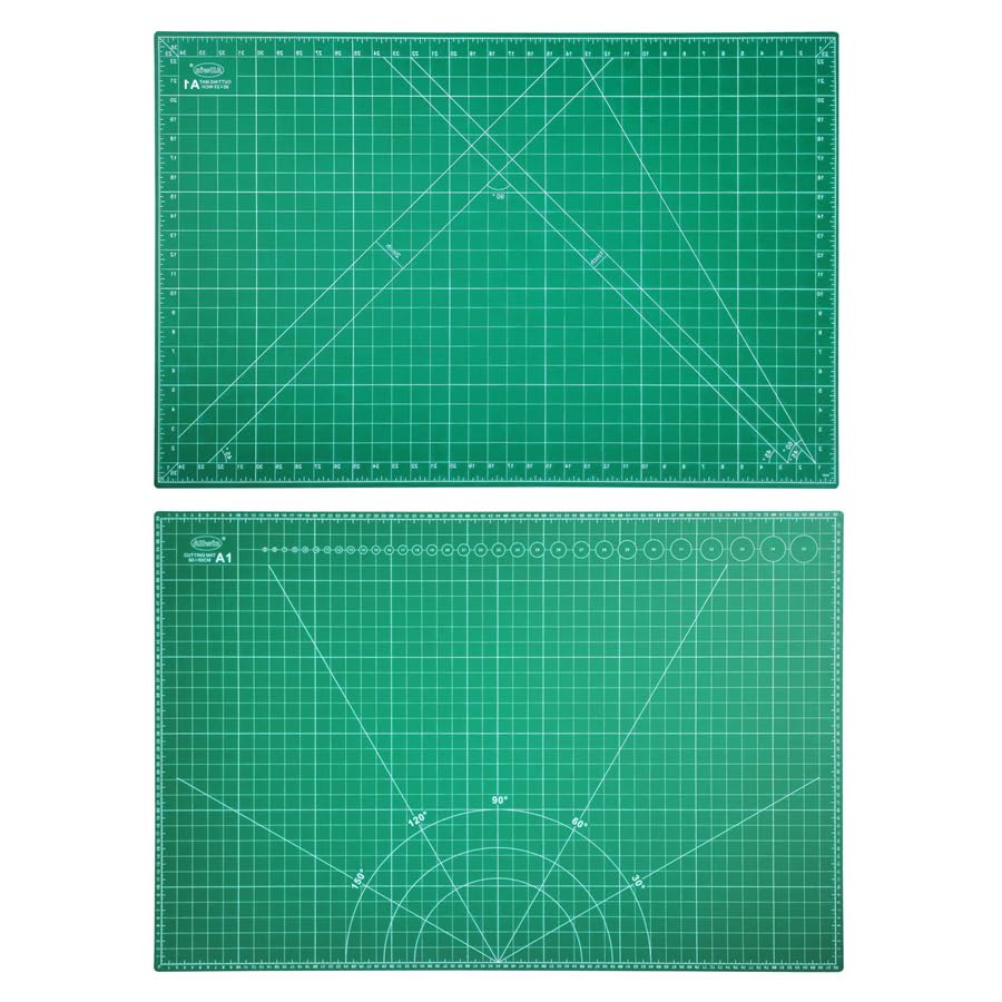 Self Healing Cutting Mat Cutting Plate Cutting Scale Plate Painting Engraving Plate Cutting Table Mat Manual Mat PVC Plate (A1) - size: 48"L x 0.3"W
