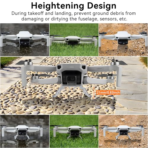 Mini 2 SE/Mini 4K Landing Gear Foldable Quick Release Extension Leg for DJI Mini 2 Series Drone Accessories