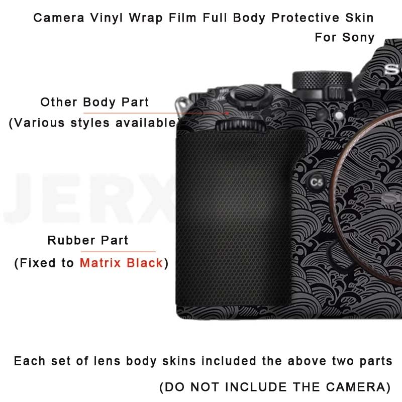 RX1RM2 Anti-Scratch Mirrorless Camera Decal Skin Film for Sony RX1R Mark II Vinyl Wrap Body Protective Sticker Protector Coat (Arrow Shadow Black) - color: Arrow Shadow Black