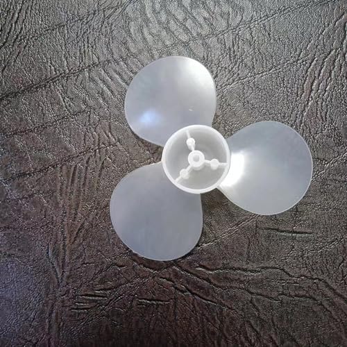 30 Pc Propeller Props, Small Three-Blade Propeller Blade Transparent Soft Fan Blade Model Creative Production Process Material Model 2.6in axis Diameter 0.08in skrnrhrery