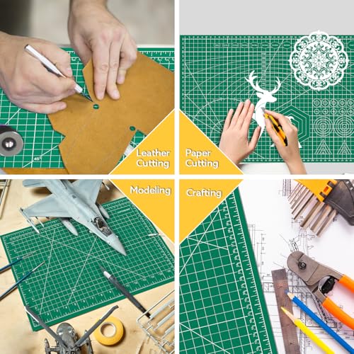 2 Packs Self Healing Cutting Mat Bulk 12"x18" Rotary Cutting Sewing Mats A3