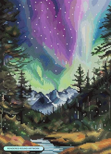 DIAMOND ART CLUB Lunar Reflections Diamond Art Kits for Adults - color: Lunar Reflections