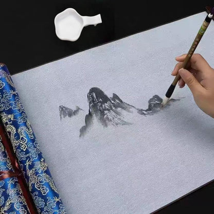 Reusable Calligraphy Cloth, Water Painting Board, Professional Water Painting pad, Magic Painting Graffiti pad, Suitable for Student Beginners to Practice, New Year Gift (Blue) - color: Blue