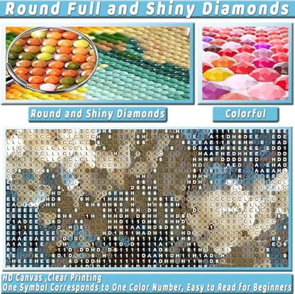 Hydrangea Diamond Art Kits for Adults Diamond Painting Kit for Beginner - color: DP03846