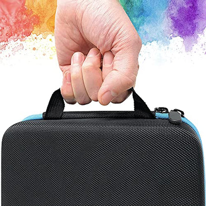 Alcohol Ink Storage Carrying Case, Paint Carry Case Organizer, Stores 30x 0.5-Ounce Bottles of Alcohol Inks, Stickles, Glossy Accents or Reinkers, Travel Hobby Paint Storage - size: 30 Bottle Capacity