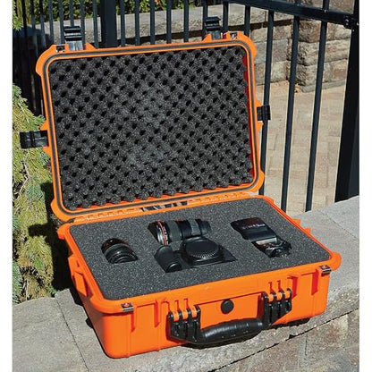 Strongway 20in. Waterproof Storage Case, Orange - color: Orange