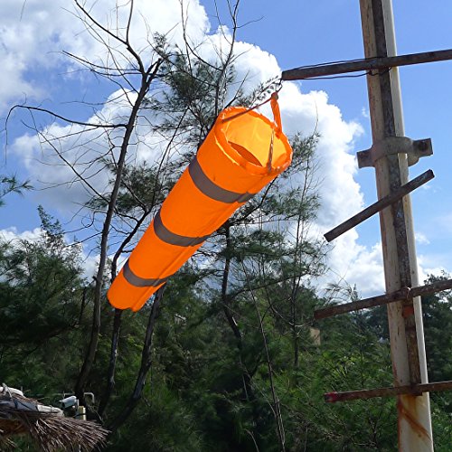 Airport Windsock Outdoor Hanging Heavy Duty(30") - size: 30"