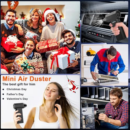 Compressed Air Duster-130000RPM Super Power Air Blower with Brushless Motor