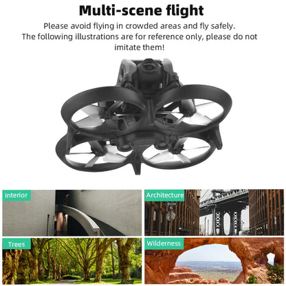 CAPART Body Frame Replacement for DJI Avata Drone, Propeller Guard Anti-Collision Protective Bar Ring Bumper 360° Safe Flying