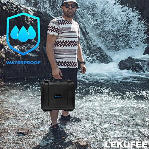 Lekufee Waterproof Hard Case Compatible with DJI Air 2S / 2, Fly More Combo,DJI RC 2, RC N3/N2/N1, and Accessories(Case Only)