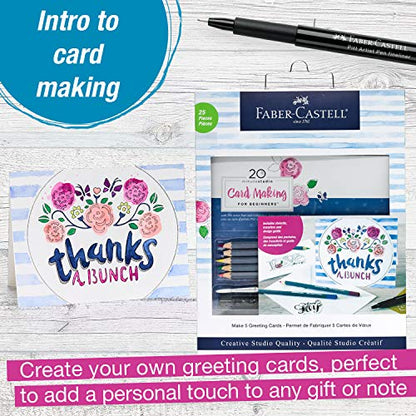 Faber-Castell 20 Minute Studio Card Making for Beginners – Create Your Own DIY Greeting Cards with Watercolors - style: Card Making
