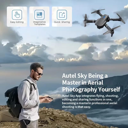 E88 Drone Adult Remote Control Airplane HD Dual Camera Black 1/2 Battery