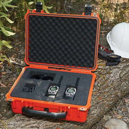 Strongway 16in. Plastic Waterproof Storage Case With Foam, Ammo Box, Fit Use of Drones, Camera, Equipments, Pistols - color: Orange