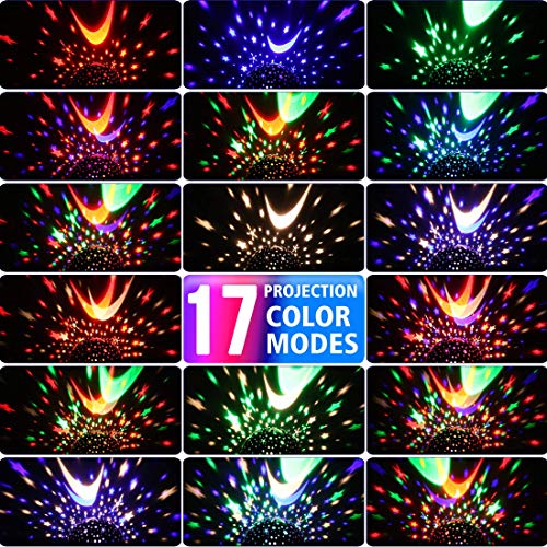 Star Projector Night Light for Kids | Kids Night Light Projector - color: White