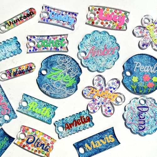 RESINWORLD Tumbler Name Tag/Plate Silicone Molds for 20oz/30oz & 40oz Lid
