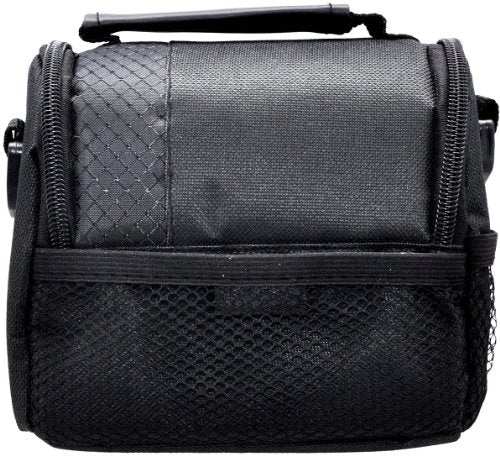 eCostConnection Small Soft Padded Camera Equipment Bag/Case For Canon, Nikon, Sony, Samsung, Olympus, Pentax, Panasonic & More… + Microfiber Cloth
